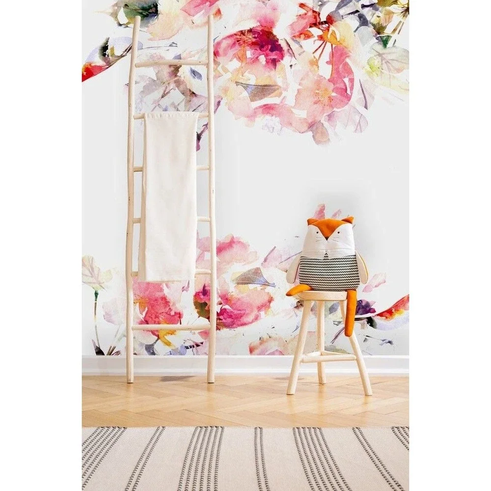 Anthropologie Anewall Rosella Floral Mural